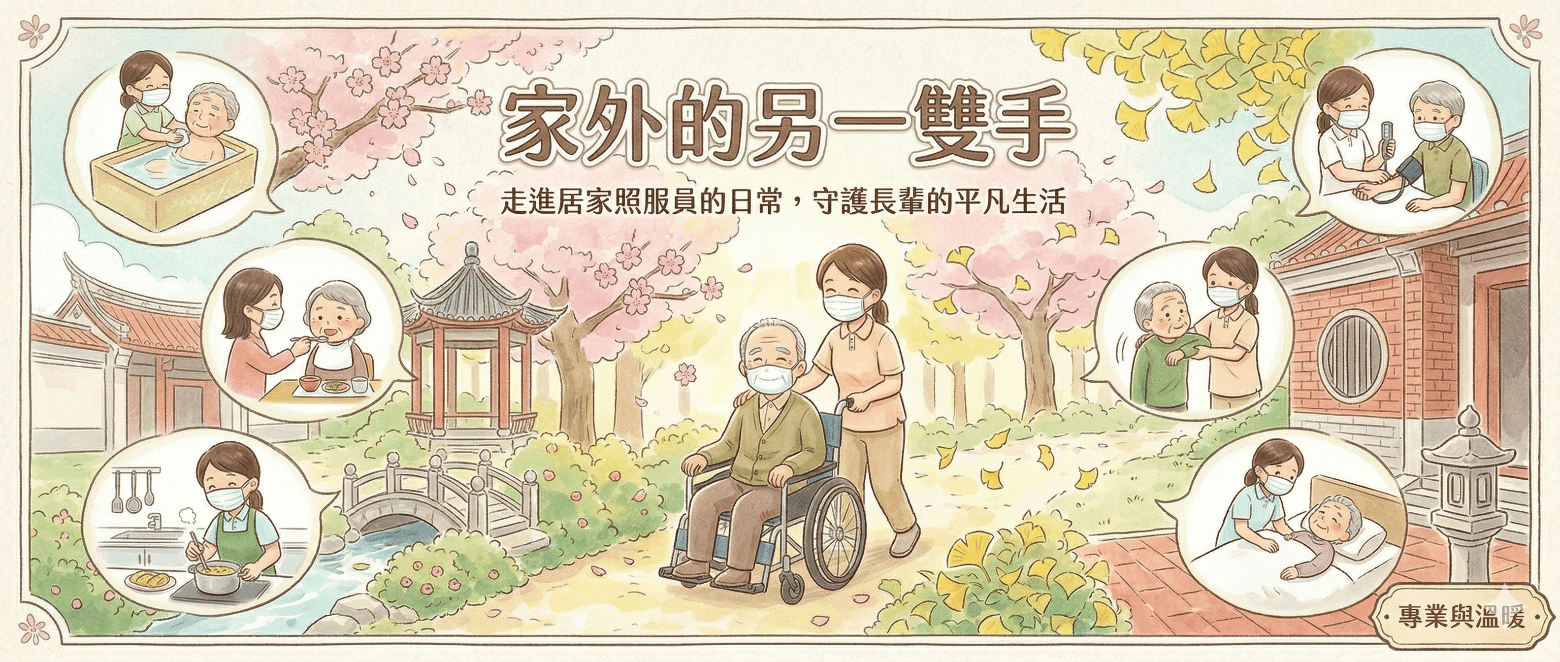 家外的另一雙手：走進居家照服員的日常，守護長輩的平凡生活